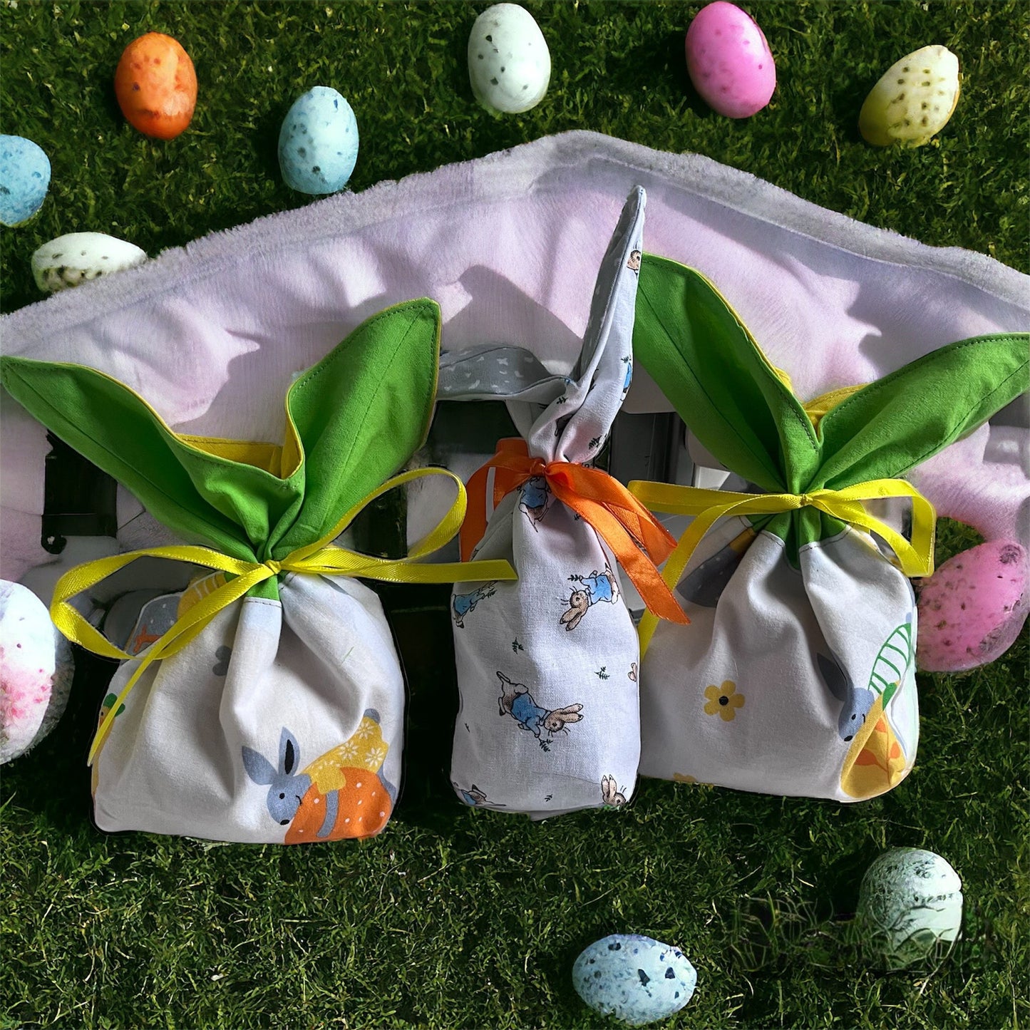 Bunny bags - HandmadeSewingAnna's